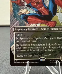 Spectacular Spider-Man (Borderless) Marvel's Spider-Man Regular MTG SPM 0014 - Image 4