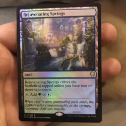 Rejuvenating Springs #354 (Foil) (NM) Commander Legends CMR Magic MTG - Image 1