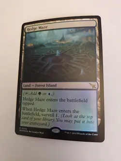 Hedge Maze Land Murders at Karlov Manor Foil NM #262 - Image 2