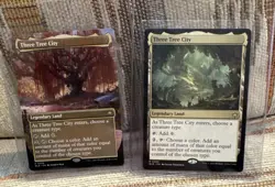 Three Tree City (Borderless) (0339) Bloomburrow Regular Three Tree City (0260) - Image 1