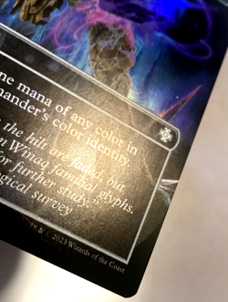 MTG Arcane Signet (Borderless Foil) Lost Caverns of Ixalan Commander 0104 LP /NM - Image 3