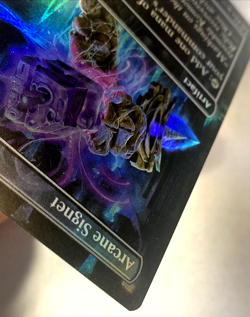 MTG Arcane Signet (Borderless Foil) Lost Caverns of Ixalan Commander 0104 LP /NM - Image 5