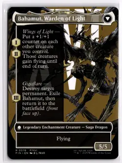 Dion, Bahamut's Dominant (Borderless) 376 FINAL FANTASY Magic: The Gathering NM - Image 2