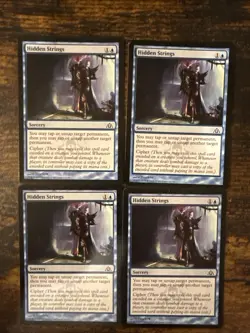 ***MTG x 4-HIDDEN STRINGS from Dragon's Maze in LP to NM condition*** - Image 1