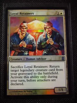 MTG FOIL LOYAL RETAINERS Commander's Arsenal - Image 1