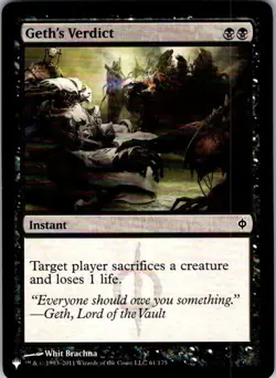 Magic | LIST | Geth's Verdict | 61/175 | Normal | NM - Image 1