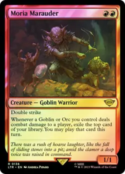 Magic The Gathering MTG MORIA MARAUDER FOIL Lord of the Rings NM - Image 1