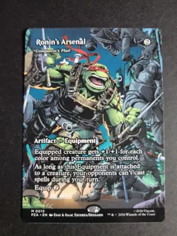 Ronin's Arsenal (Borderless) Mythic MTG Ninja Turtles - Image 1