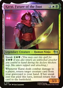 NM Foil Karai, Future of the Foot, MTG, TMNT, Magic the Gathering, 151 - Image 1