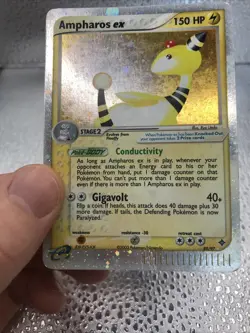 Ampharos ex 89/97 EX Dragon English Pokemon Card Holo Foil Rare - Image 2