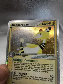 Ampharos ex 89/97 EX Dragon English Pokemon Card Holo Foil Rare - Image 3