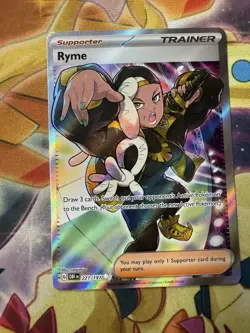 Pokemon TCG Ryme Sv03: Obsidian Flames 221/197 Holo Ultra Rare Card - NM - Image 3