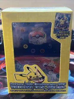 Yokohama Deck Sealed Box Pokemon World Championships 2023 w/ Pikachu - Image 2