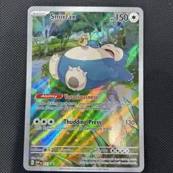 Pokemon TCG Snorlax Promo Card Scarlet Violet 151 SVP051 Nm - Image 1