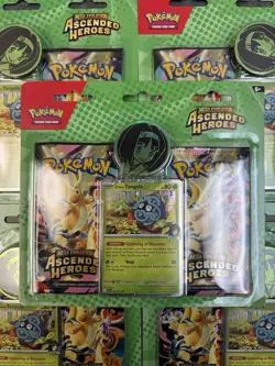 (5) Pokemon TCG ME2.5 Ascended Heroes 2-Pack Blister Bundle Erika Sealed New - Image 2