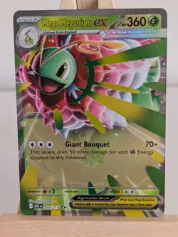 Pokemon TCG Mega Meganium Ex 010/217 Ascended Heroes. NM - Pack Fresh - Image 1
