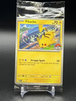 Pikachu SVP 190 World Championships 2024 Promo SEALED - Pokemon TCG - NM - Image 1