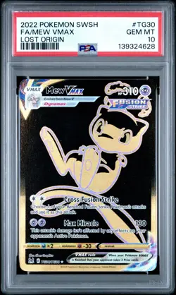 PSA 10 Mew VMax TG30 - Pokemon Lost Origin Trainer Gallery - Pokemon TCG - Image 1