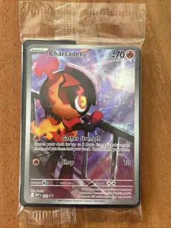 SEALED Pokemon TCG Charcadet MEP Black Star Promo 022 Phantasmal Flames Promo - Image 1