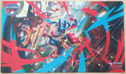 Pokemon Mega Lucario ex Regional 2026 Stuttgart Spielmatte Playmat - Image 1