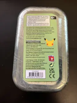 EMPTY Hoenn Starter Treecko Torchic Mudkip Pokemon Celebrations Mini Tin - Image 3