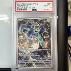 Thundurus - 209 (Pokemon Center Exclusive) 209 Sv: Scarlet & Violet Promo PSA 10 - Image 1