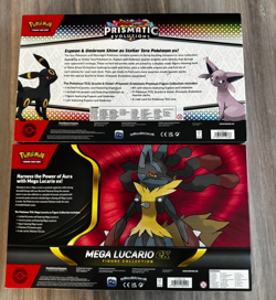 Prismatic Evolutions & Mega Lucario Premium Figure Collection Sealed Lot of 2 - Image 2
