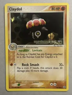 Pokemon TCG Claydol 24/106 Emerald Reverse Holo Stamp 2005 - Image 1