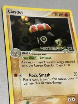 Pokemon TCG Claydol 24/106 Emerald Reverse Holo Stamp 2005 - Image 2