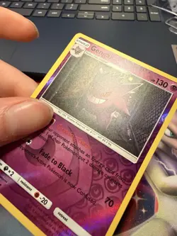 Pokemon TCG Gengar 38/111 SM-Crimson Invasion Holo Rare Reverse Holo Stage 2 HP… - Image 3