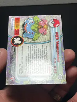 Topps Pokemon TV Animation #3 Venusaur Holo Foil Embossed Flames 3rd print - Image 5