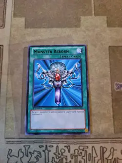 YUGIOH MONSTER REBORN BP02-EN128 BLACK RARE 1ST ED NM - Image 2