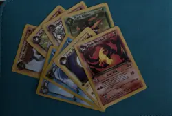 1st Edition Dark Pokemon Lot - 8 Cards - Vintage WotC Team Rocket & Neo Destiny - Image 1