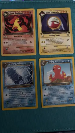 1st Edition Dark Pokemon Lot - 8 Cards - Vintage WotC Team Rocket & Neo Destiny - Image 4