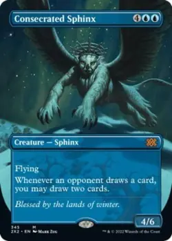 MTG English Consecrated Sphinx (Borderless) NM Normal Double Masters 2022 - Image 1
