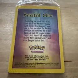 Ancient Mew “Crimping Error” SEALED Pokemon 2000 Movie Promo Holo Card - Image 3