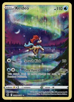 Pokemon Cards Keldeo GG07/GG70 Crown Zenith Galarian Gallery Holo NM - Image 1