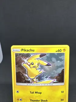 2017 Pokemon TCG Sun & Moon Black Star Promo SM98 Pikachu Cosmos Holo Card - Image 3