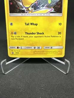 2017 Pokemon TCG Sun & Moon Black Star Promo SM98 Pikachu Cosmos Holo Card - Image 4