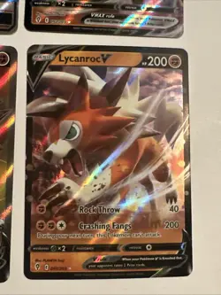 Pokemon LYCANROC 4 Card Lot ~ V GX VMAX Holo - Image 2