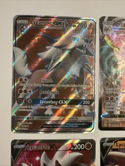 Pokemon LYCANROC 4 Card Lot ~ V GX VMAX Holo - Image 4