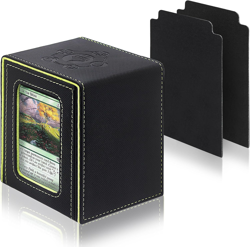 RADWIMPS Card Deck Box for MTG Commander Deck, Fits 100+ Cards, Magnetic Card Bo - Image 1