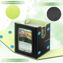RADWIMPS Card Deck Box for MTG Commander Deck, Fits 100+ Cards, Magnetic Card Bo - Image 3