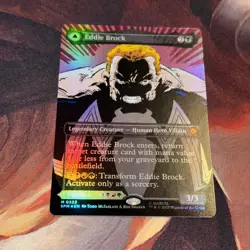 Eddie Brock Venom 0233 X1 Mtg Marvel's Spider-man Spiderman Nm Foil Borderless - Image 1