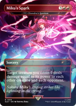 Miku's Spark - Chandra's Ignition (Rainbow Foil) [Secret Lair Drop Series] - Image 1
