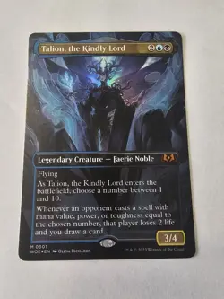 Talion, the Kindly Lord (Borderless) Wilds of Eldraine Foil - Image 1