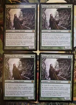 MTG Magus of the Library x4 LP ~Planar Chaos (Magic)*Free Shipping* - Image 1