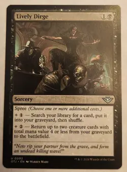 Lively Dirge Outlaws of Thunder Junction Regular NM+ - Image 1