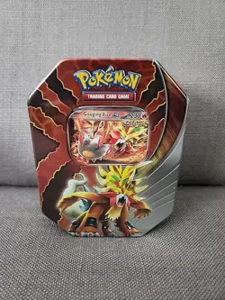 Pokemon Paradox Destinies Gouging Fire Tin Factory Sealed - Image 1