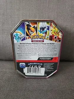 Pokemon Paradox Destinies Gouging Fire Tin Factory Sealed - Image 2